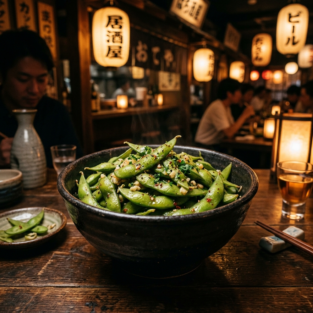 Garlic Butter Edamame